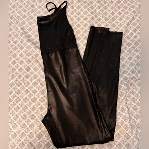 Pleather jumpsuit